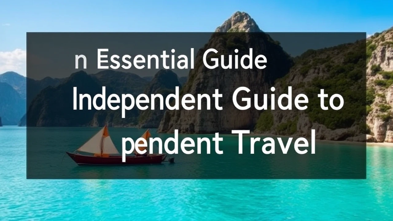An Essential Guide to Independent Travel: Expert Tips for Exploring the World By Yourself