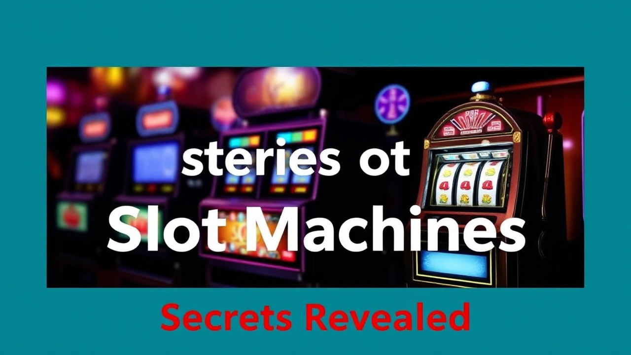 Unveiling the Mysteries of Slot Machines: Secrets Revealed