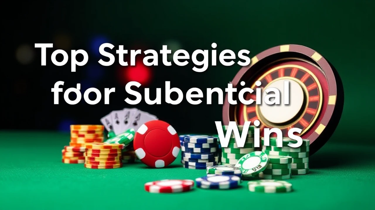 Top Strategies for Substantial Casino Wins