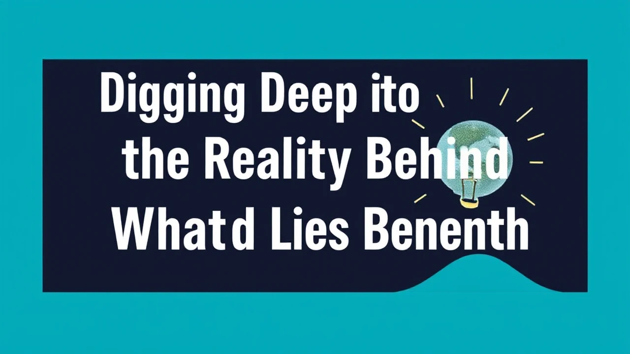 Digging Deep into the Reality Behind Headlines: What Lies Beneath