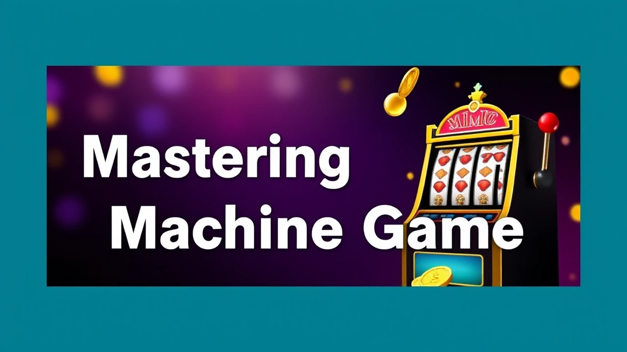Mastering the Machine Game: Key 5 Strategies for Increasing Wins