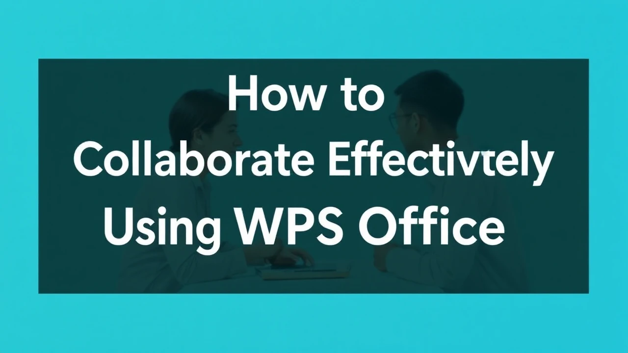 How to Collaborate Effectively Using WPS Office