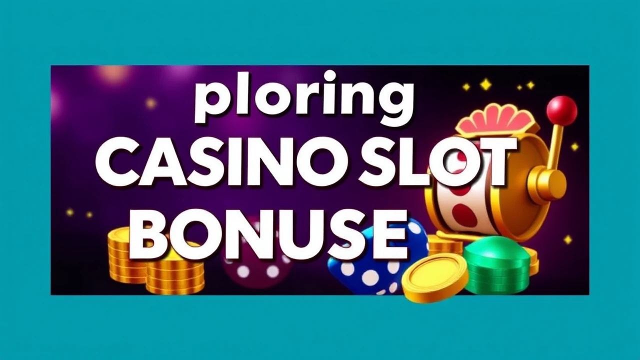Exploring Casino Slot Bonuses: A Guide for Enthusiasts