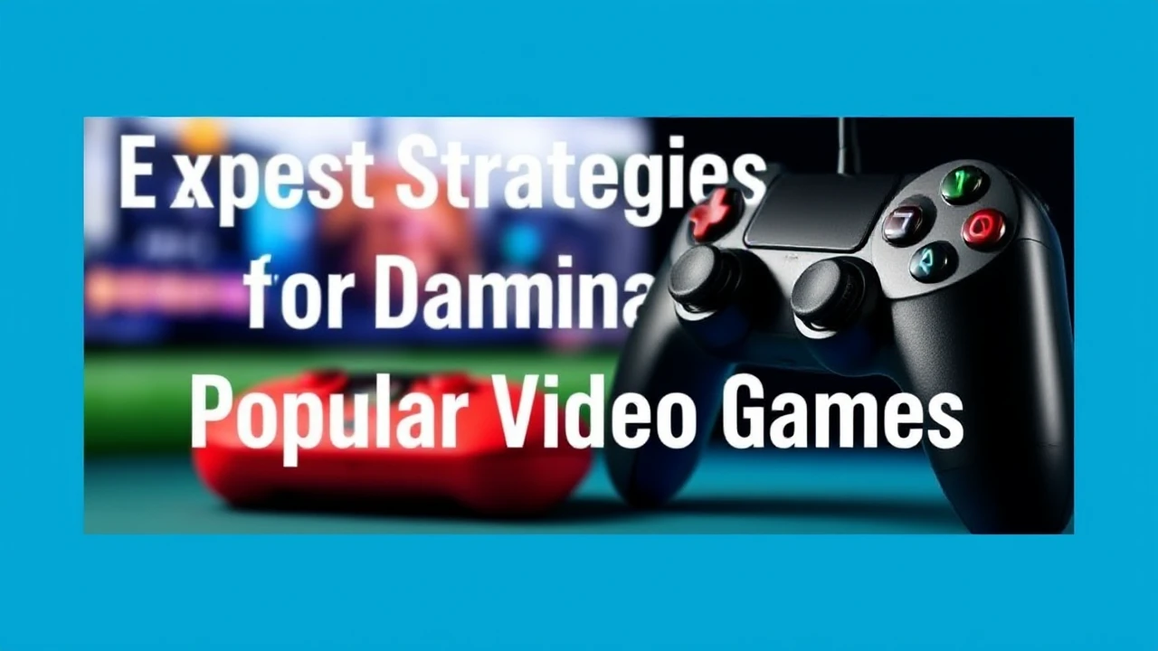 Expert Strategies for Dominating Popular Video Games