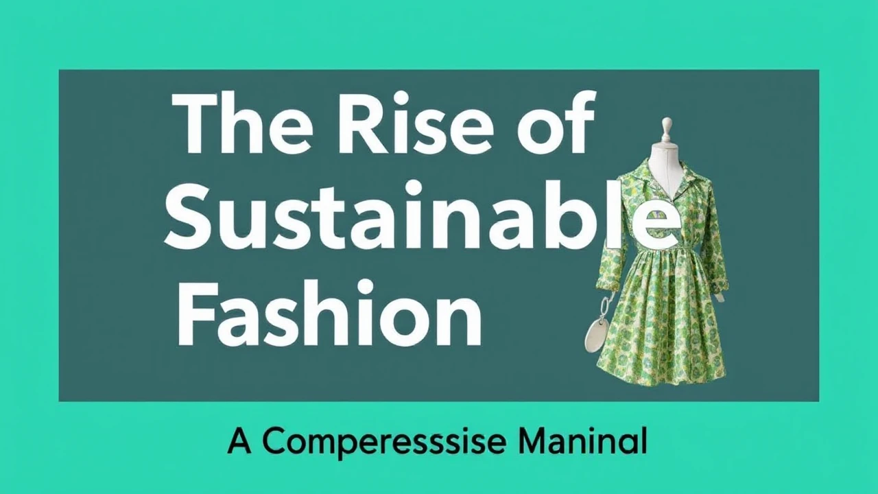 The Rise of Sustainable Fashion: A Comprehensive Manual