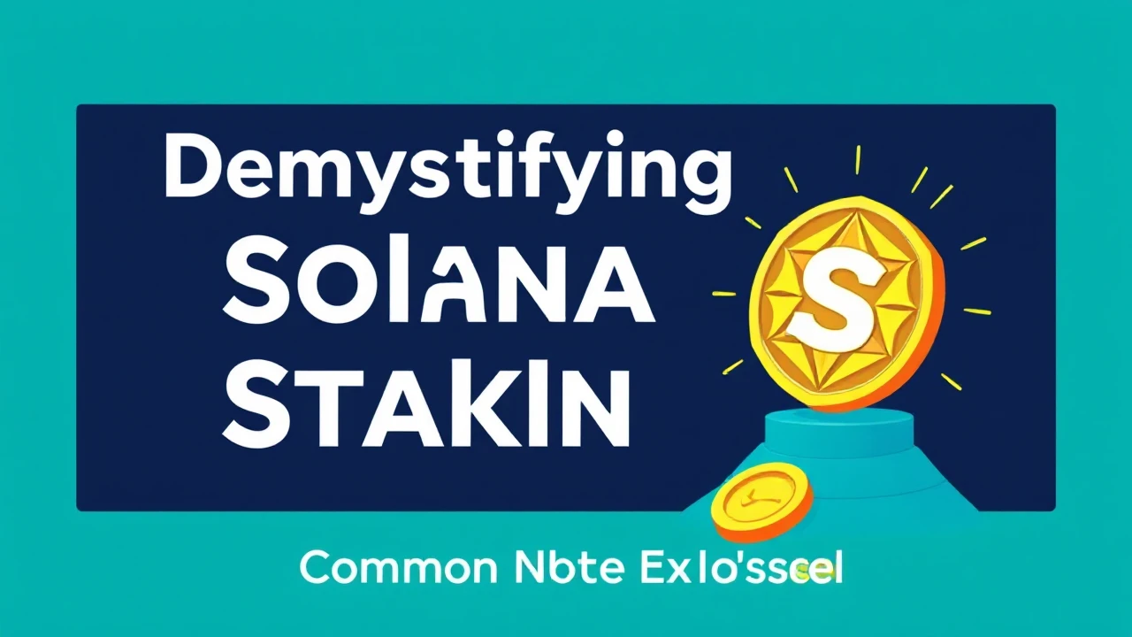 Demystifying Solana Staking: Common Myths Exposed