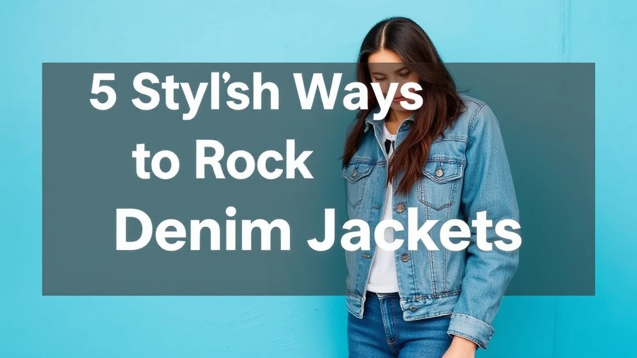 5 Stylish Ways to Rock Denim Jackets During the Current Season: Expert Advice