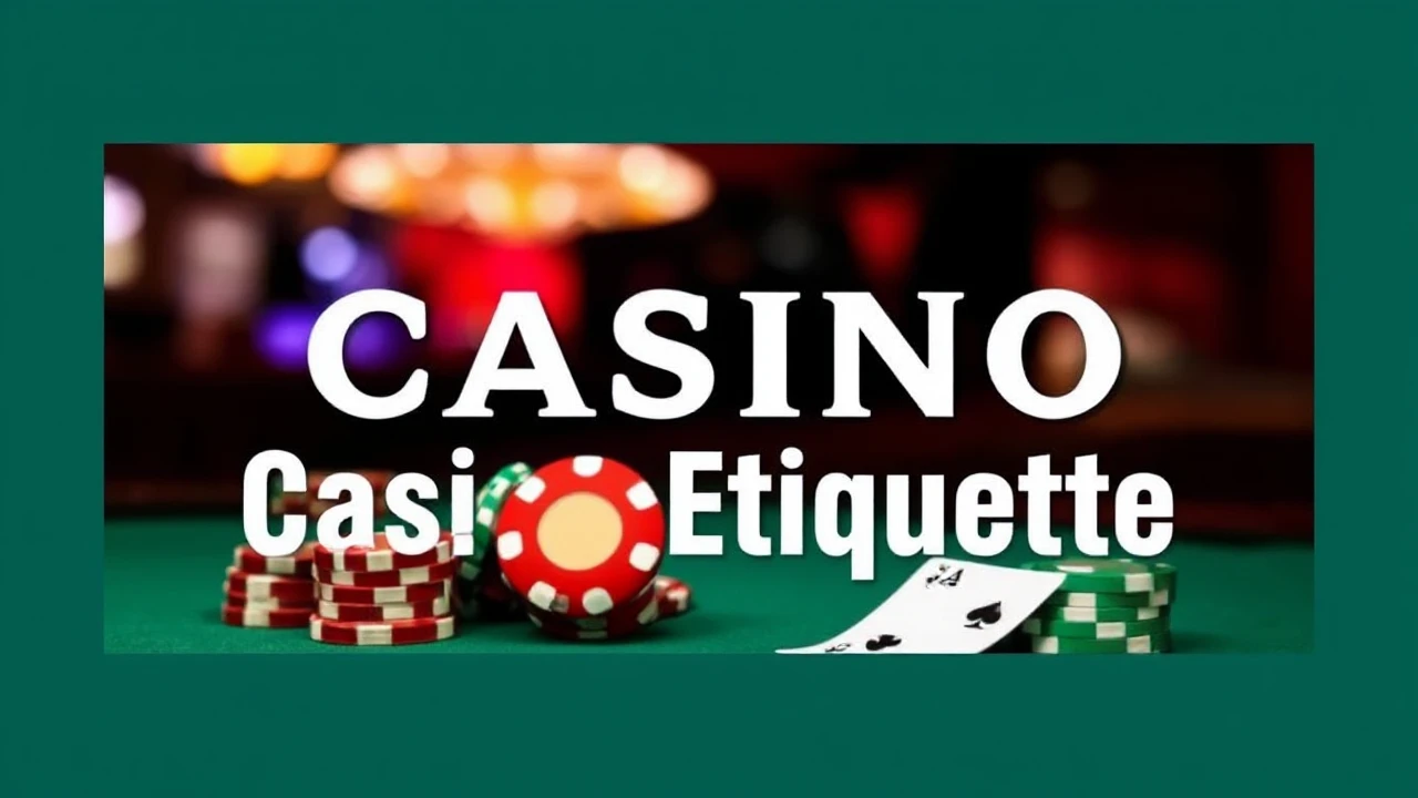 Your Definitive Handbook to Casino Etiquette