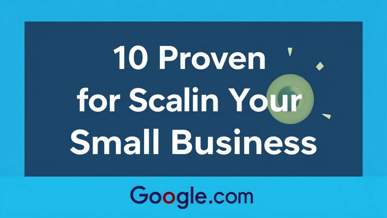10 Proven Strategies for Scaling Your Small Business
