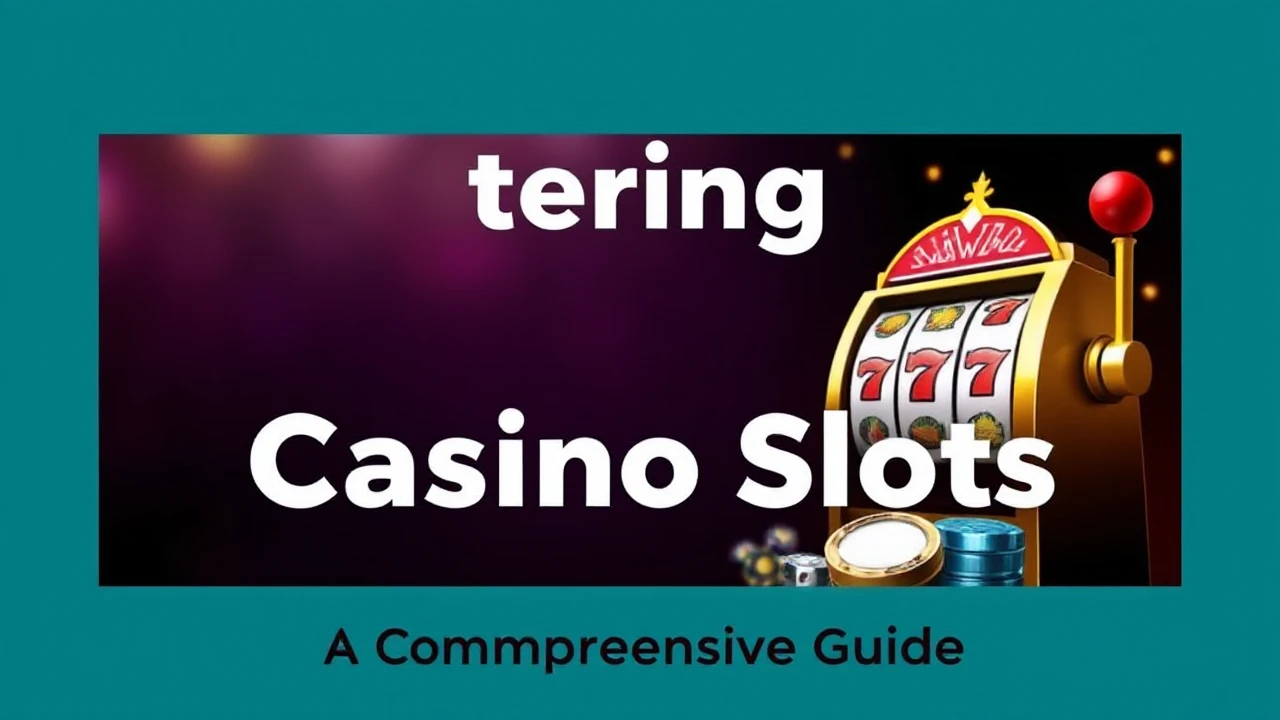 Mastering Casino Slots: Your Comprehensive Guide