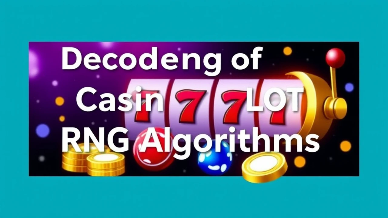 Decoding the Enigma of Casino Slot RNG Algorithms