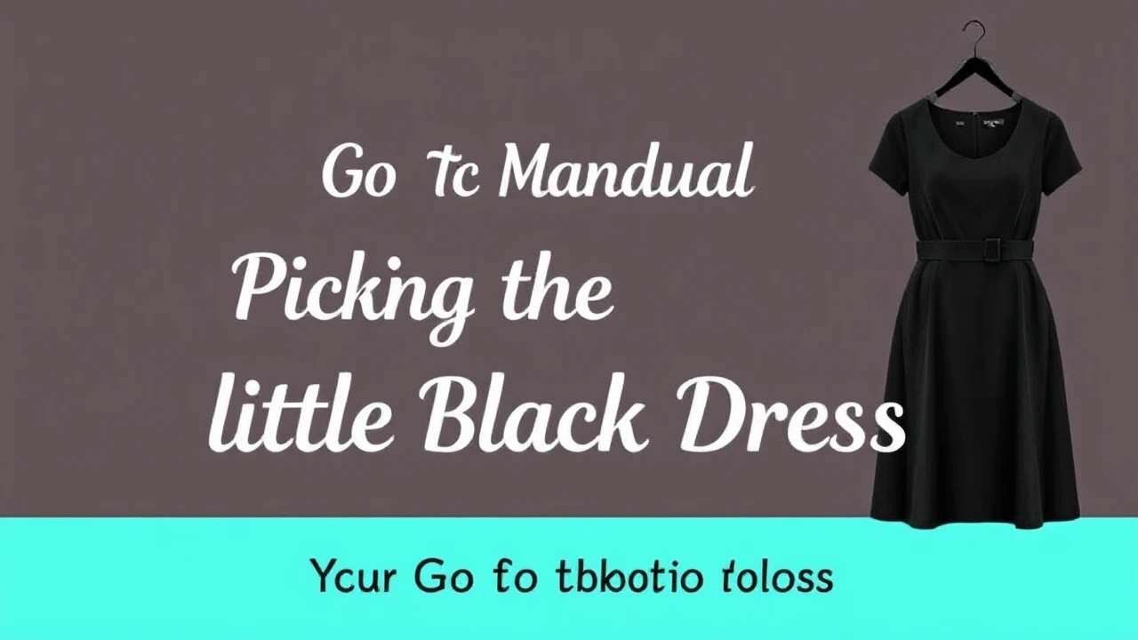 Your Go-To Manual of Picking the Ultimate Little Black Dress