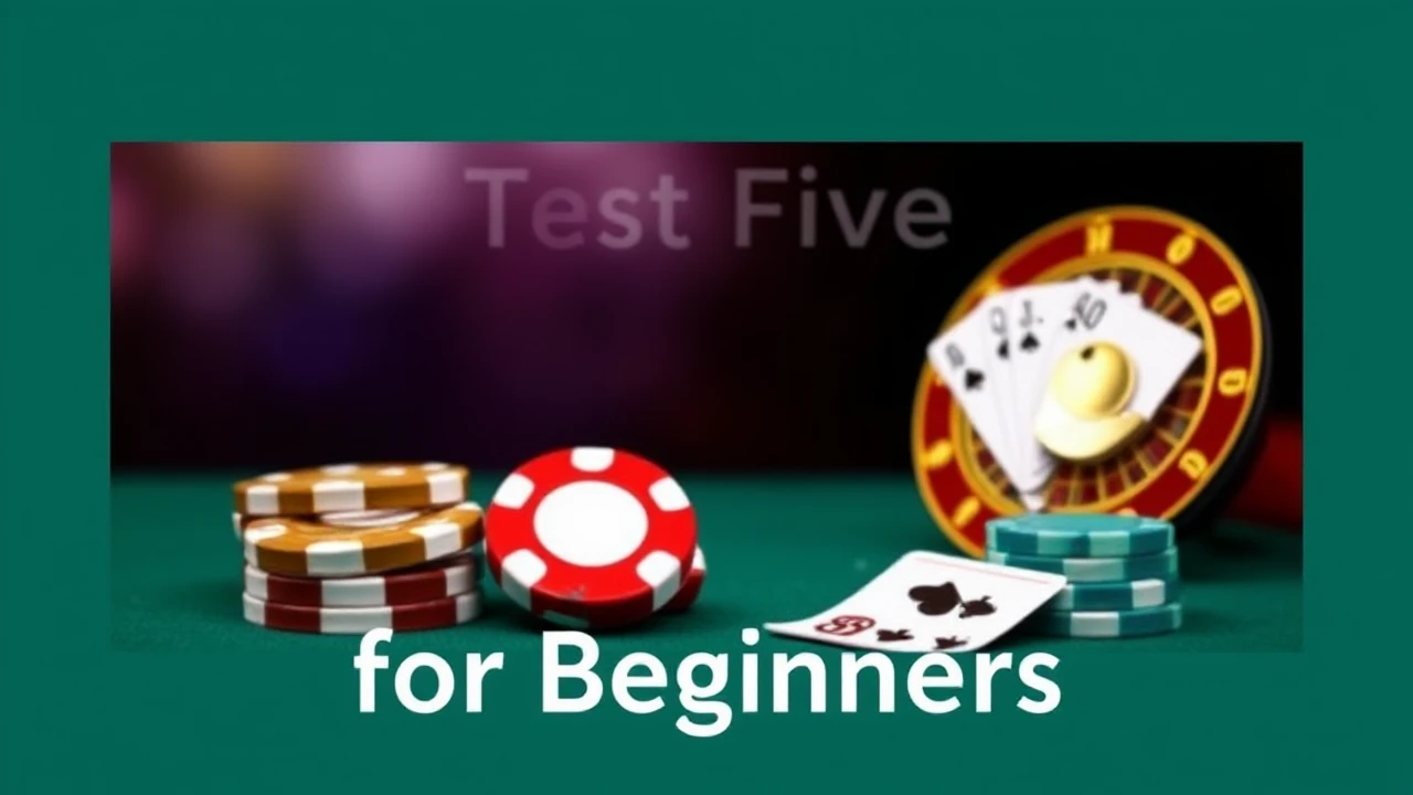 The Best Five Casino Games to Play for Beginners