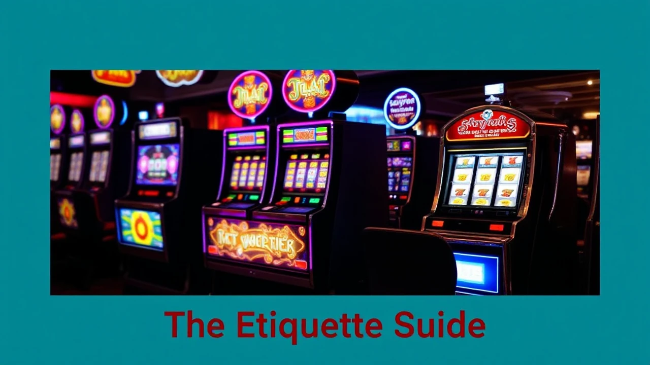 The Etiquette Guide for Playing Slot Machines in Casinos