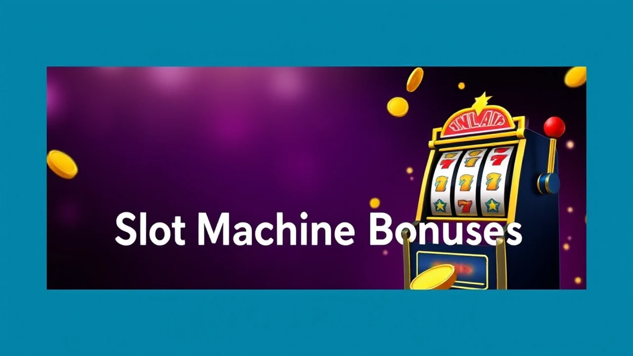 Mastering the Art of Slot Machine Bonuses