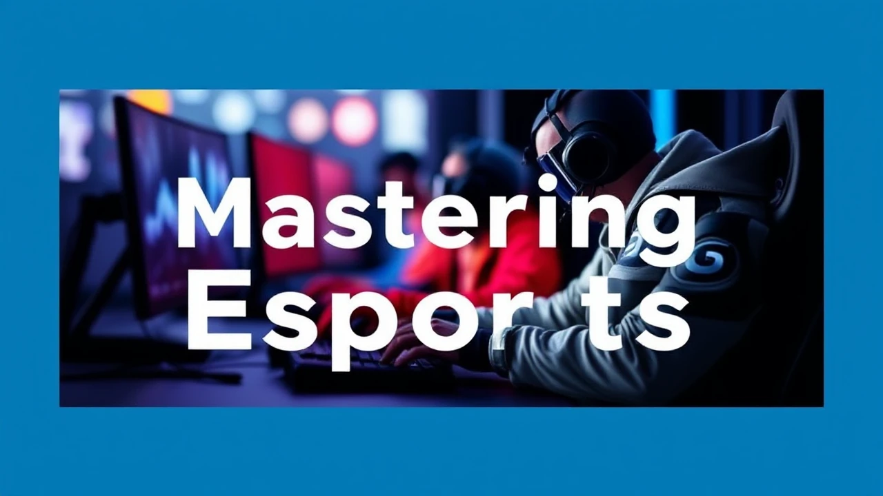 Mastering Esports: Novice's Guide to Professional Gaming