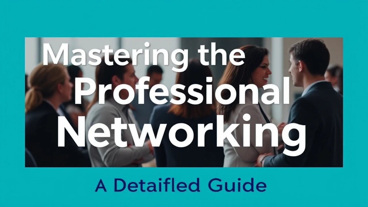Mastering the Art of Professional Networking: A Detailed Guide