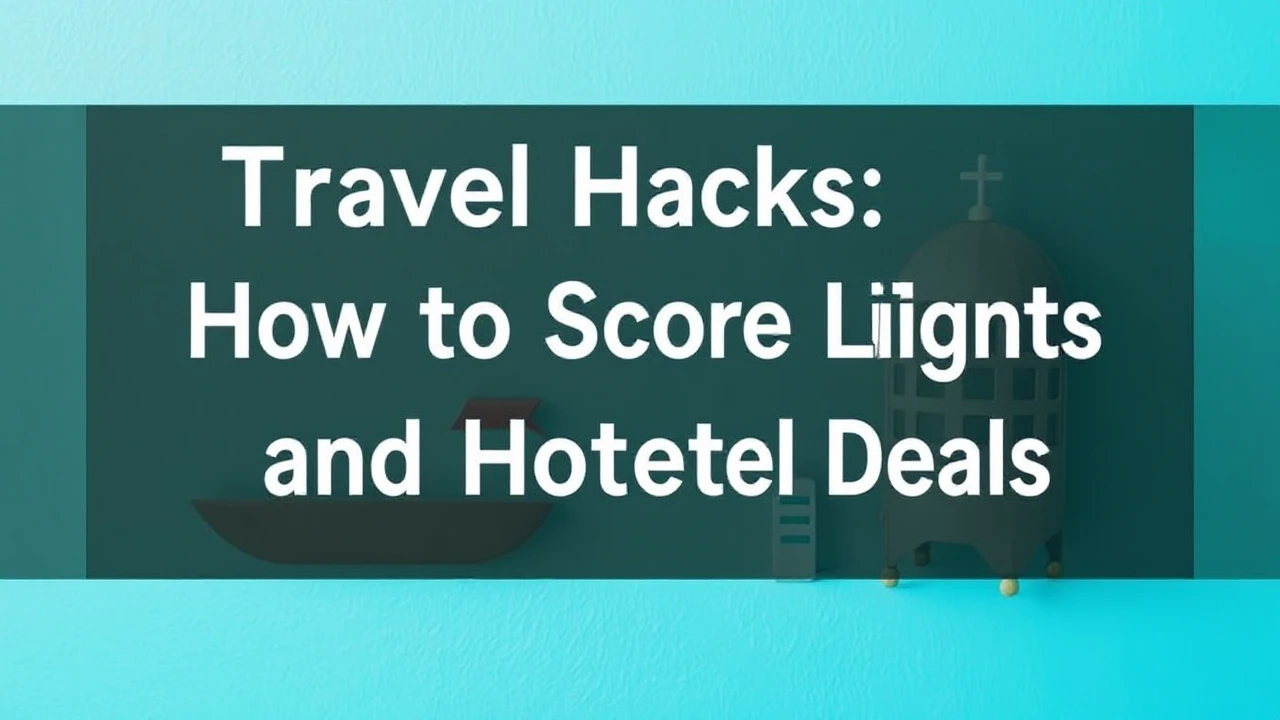 Travel Hacks: How to Score Cheap Flights and Hotel Deals