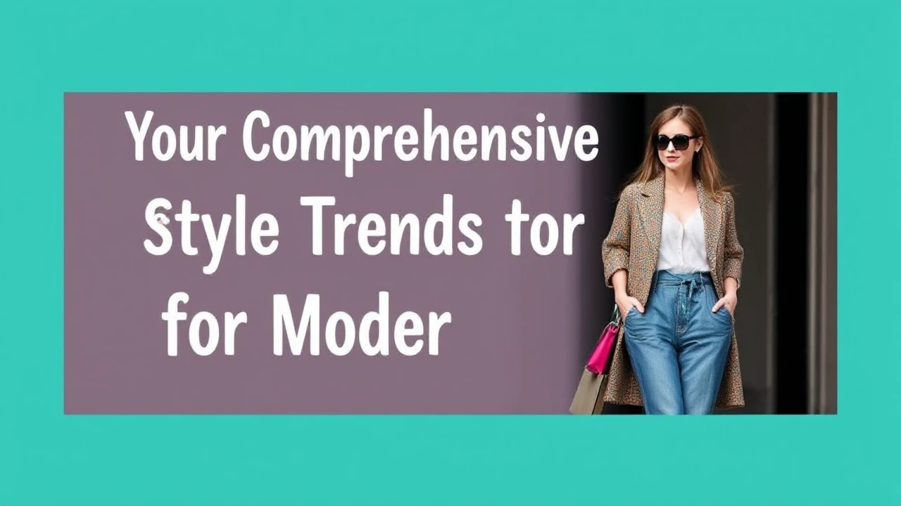 Your Comprehensive Handbook to Style Trends for the Modern Woman