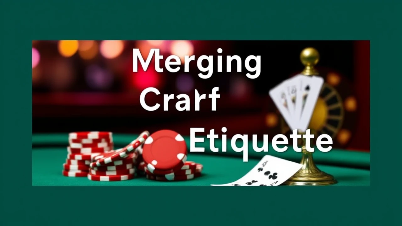 Mastering the Craft of Casino Etiquette