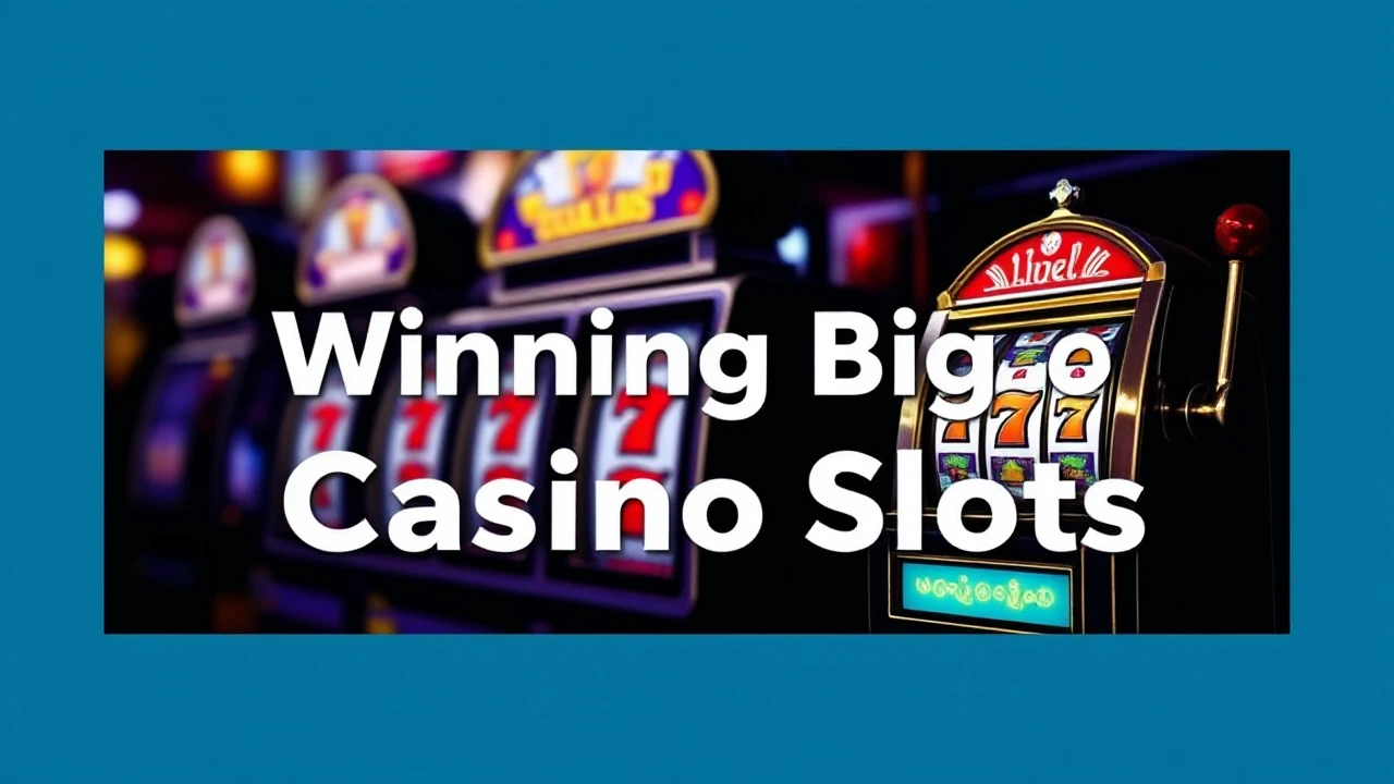 Mastering the Art of Winning Big on Casino Slots