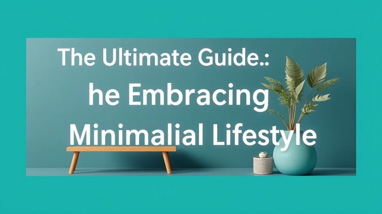 The Ultimate Guide of Embracing a Minimalist Lifestyle
