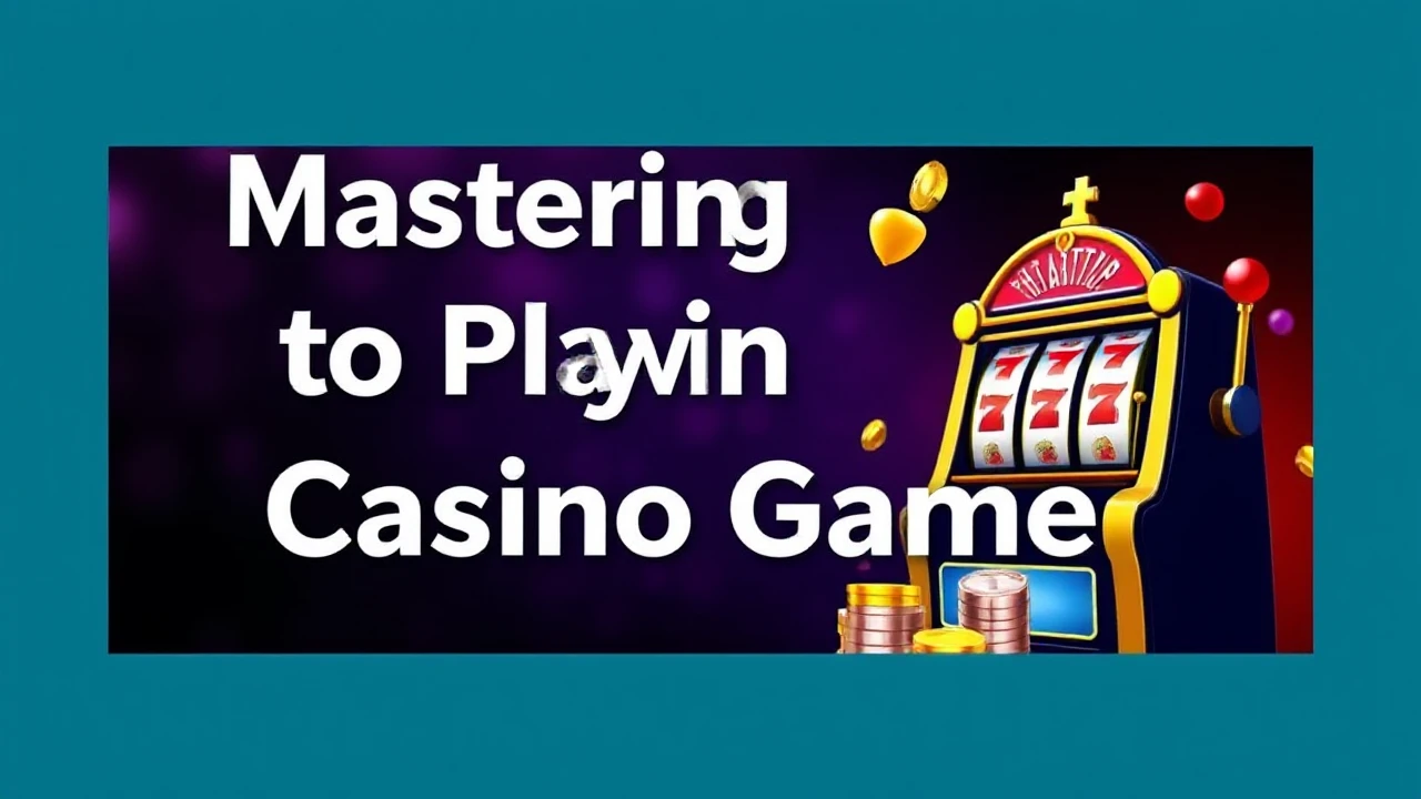 Mastering to Playing Casino Games