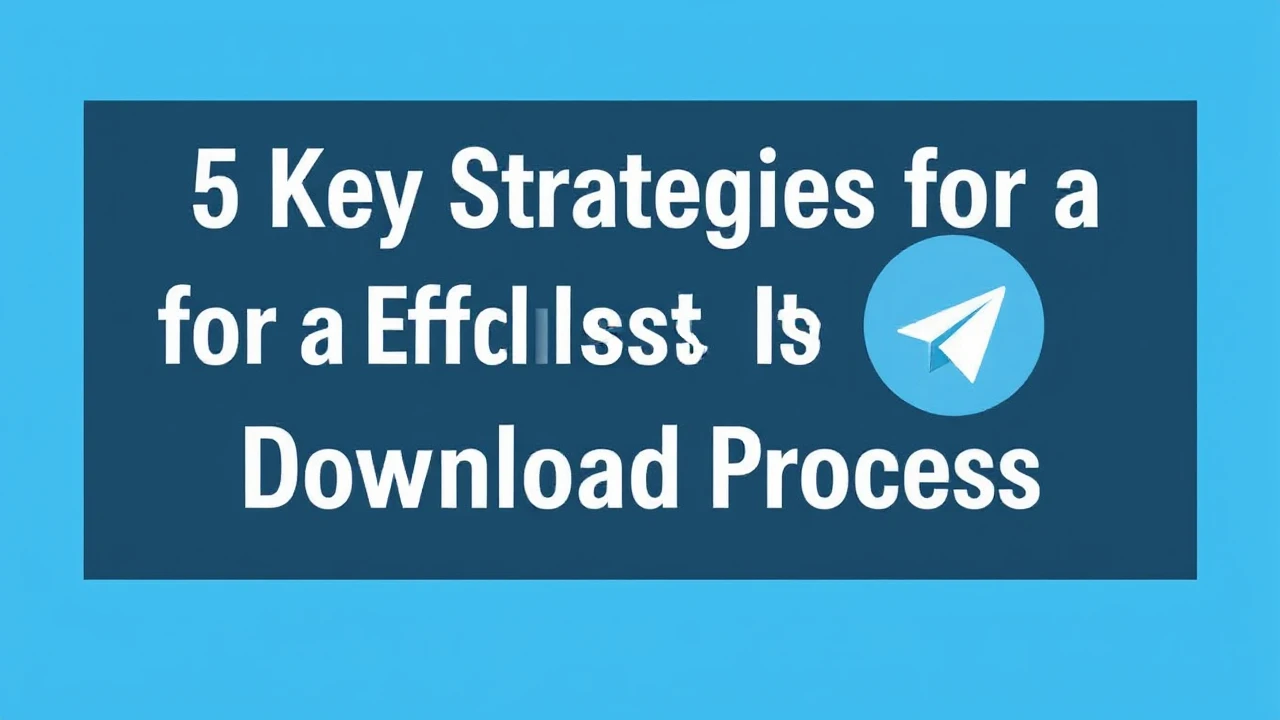 5 Key Strategies for a Effortless Telegram Download Process