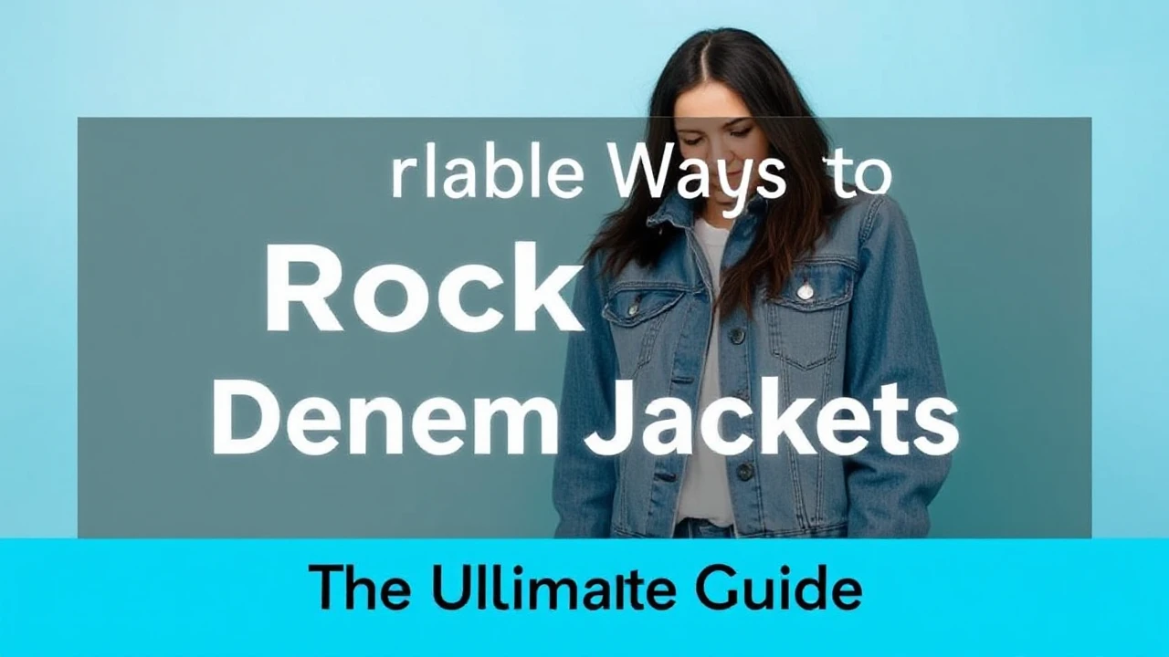 5 Fashionable Ways to Rock Denim Jackets This Season: Your Ultimate Guide