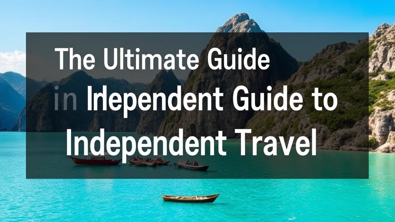 The Ultimate Guide to Independent Travel: Key Tips for Exploring the World Solo