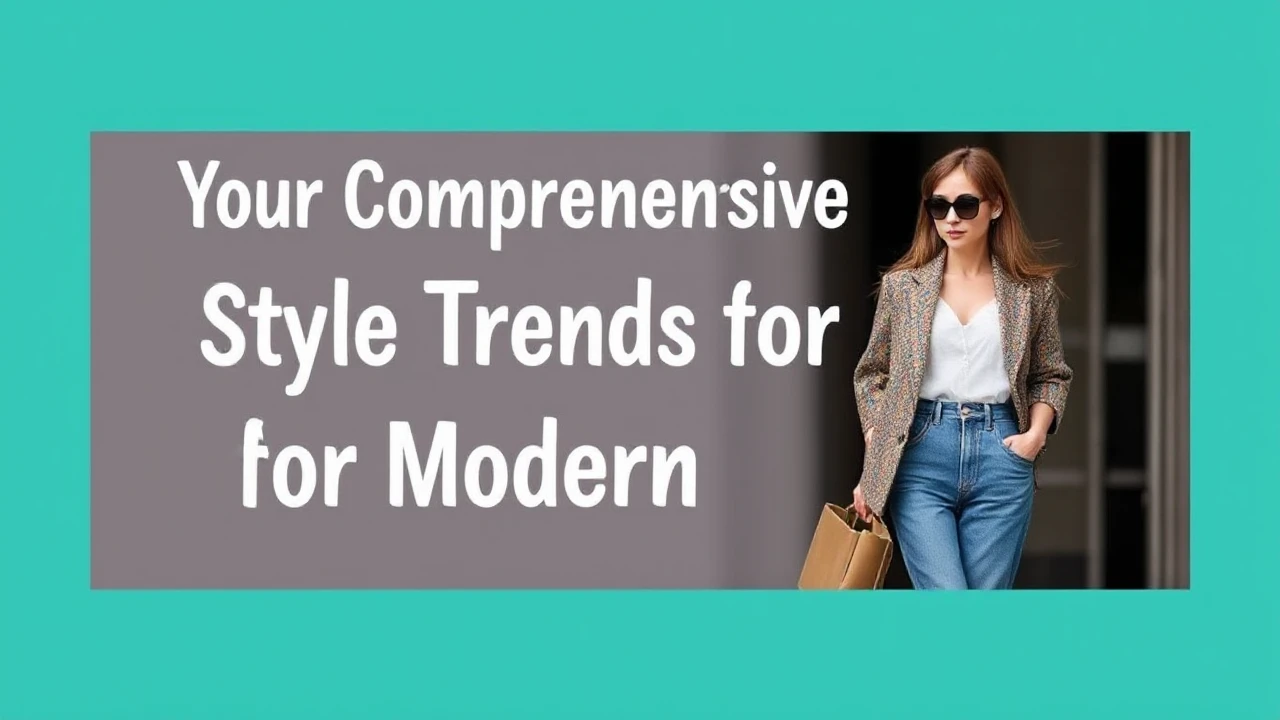 Your Comprehensive Handbook to Style Trends for the Modern Woman