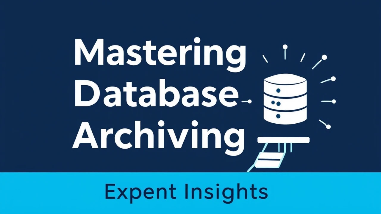 Mastering Database Archiving: Expert Insights