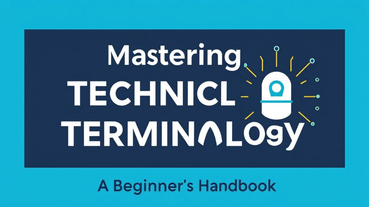 Mastering Technical Terminology: A Beginner's Handbook