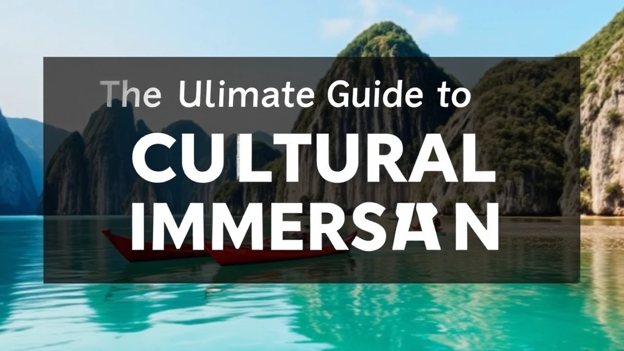The Ultimate Guide to Cultural Immersion: Embracing Local Traditions While Traveling