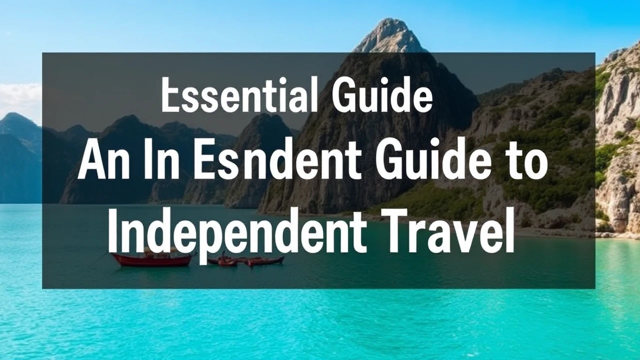 An Essential Guide to Independent Travel: Key Tips for Venturing into the World Solo