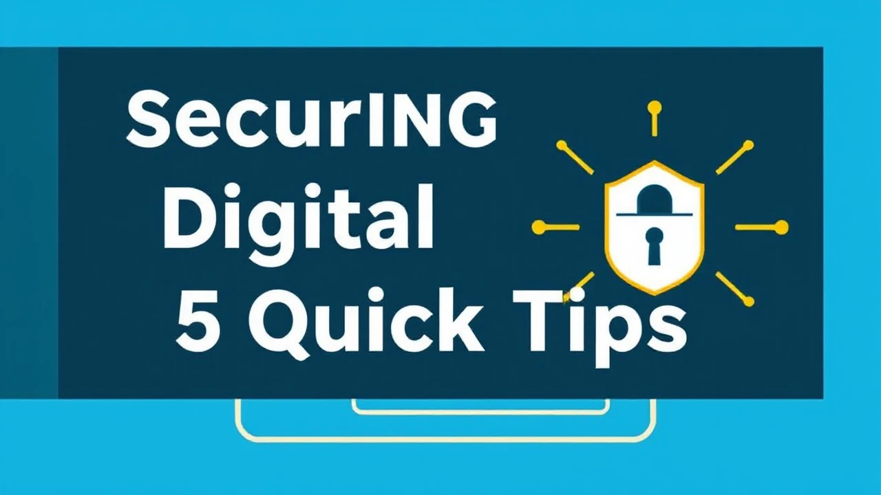 Securing Your Digital Devices: 5 Quick Tips