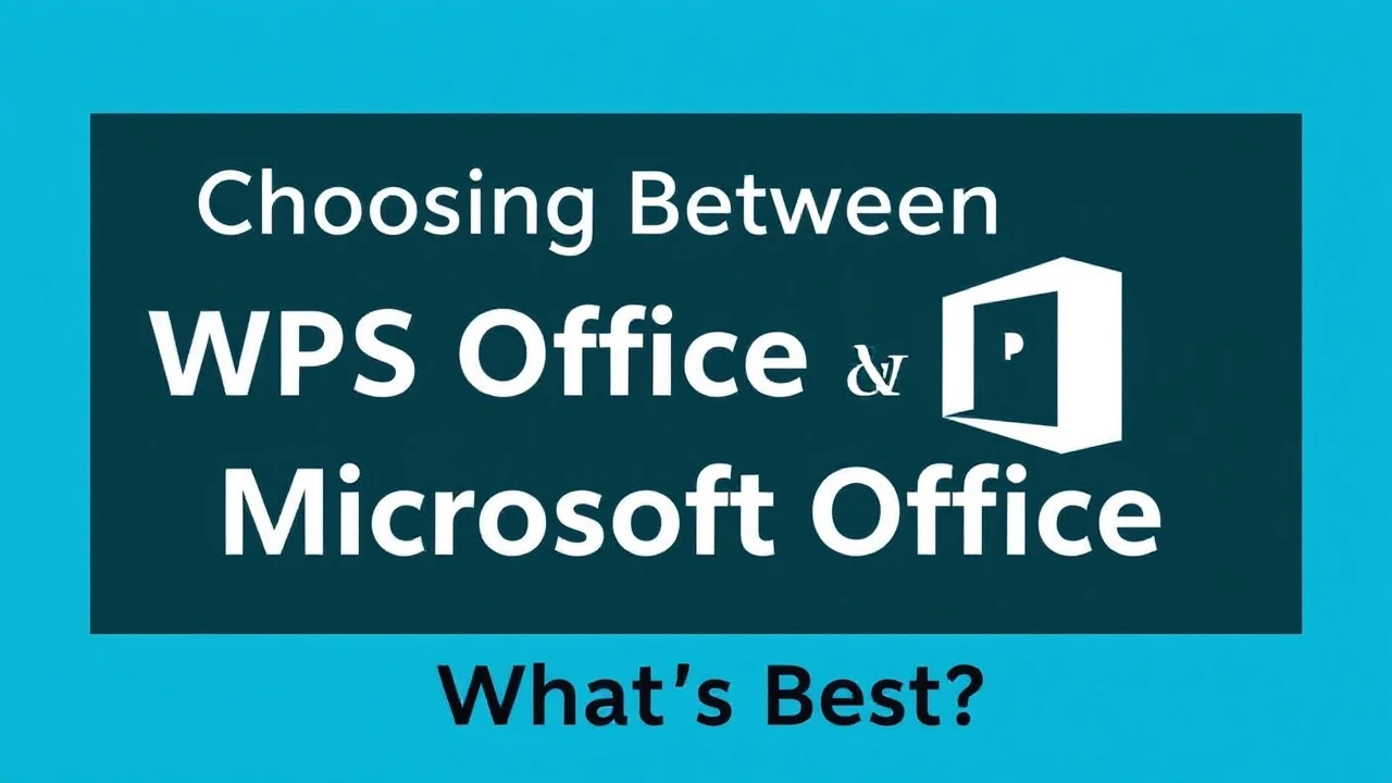 Choosing Between WPS Office and Microsoft Office: What’s Best?
