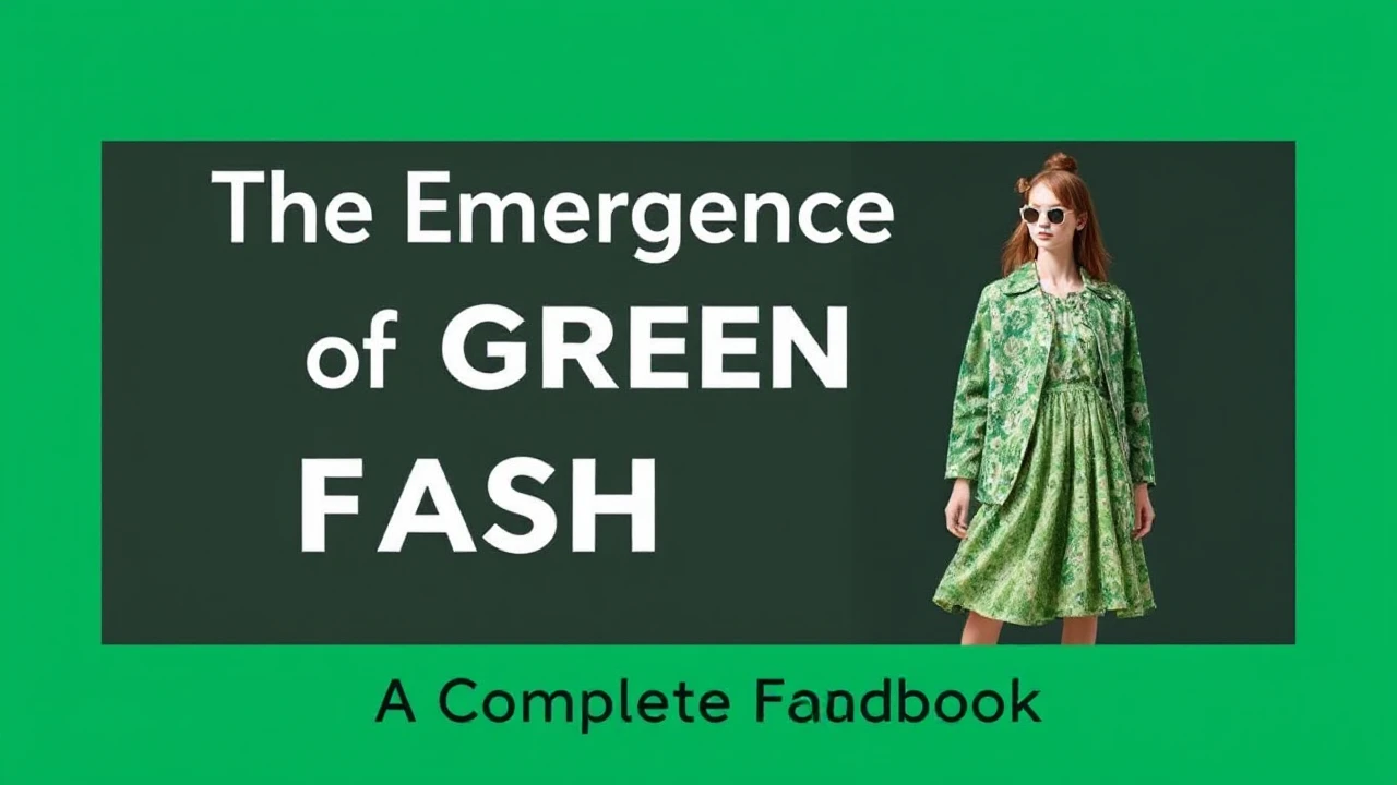 The Emergence of Green Fashion: A Complete Handbook