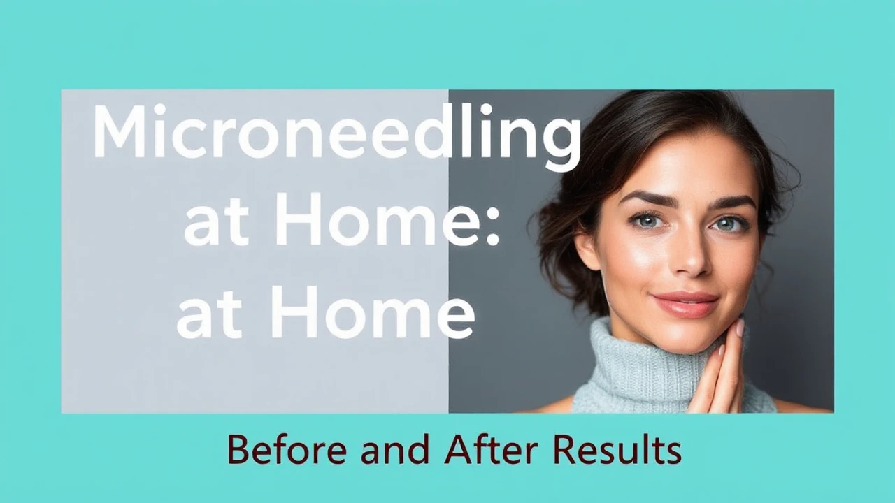 Microneedling at Home: Before and After Results