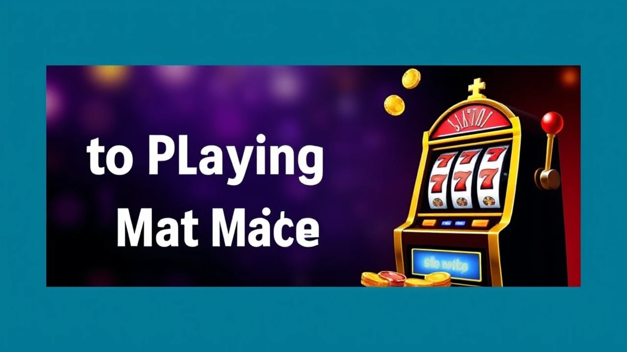Mastering to Playing Slot Machine Games