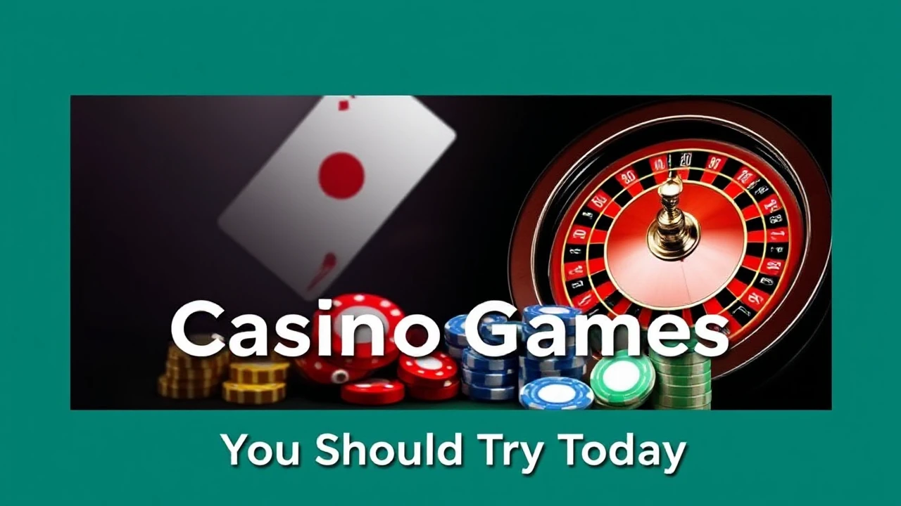 Top 10 Casino Games You Should Try Today
