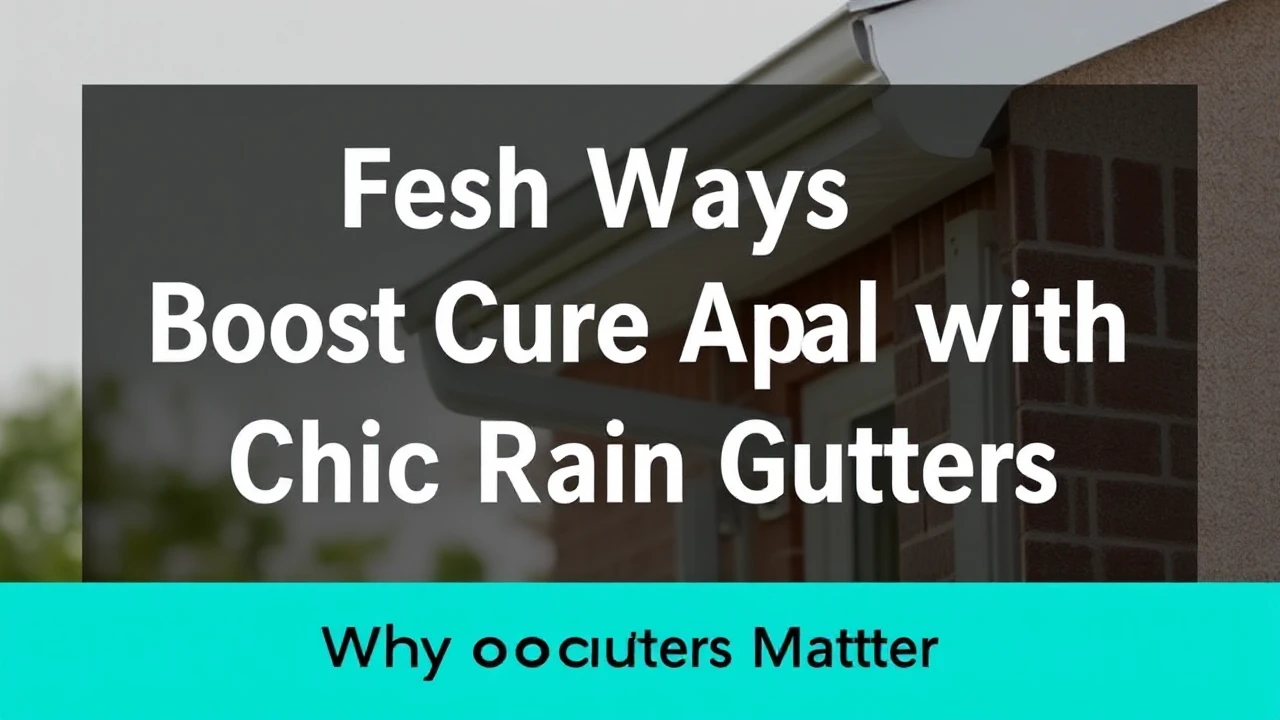 Fresh Ways to Boost Curb Appeal with Chic Rain Gutters