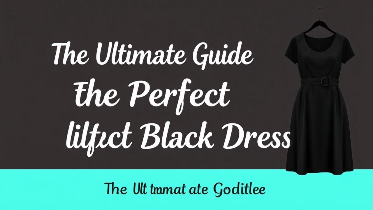 The Ultimate Guide of Selecting the Perfect Little Black Dress