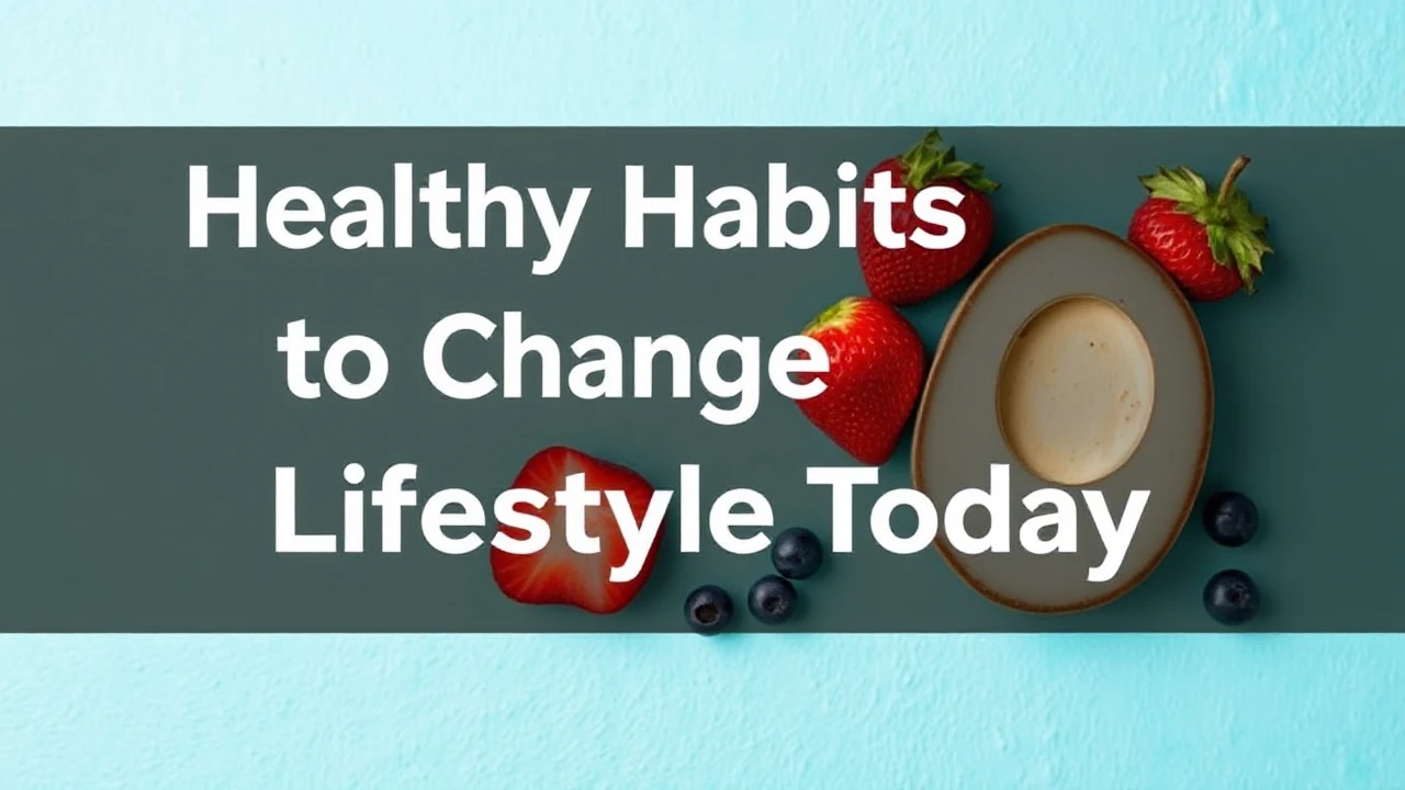 Healthy Habits to Change Your Lifestyle Today