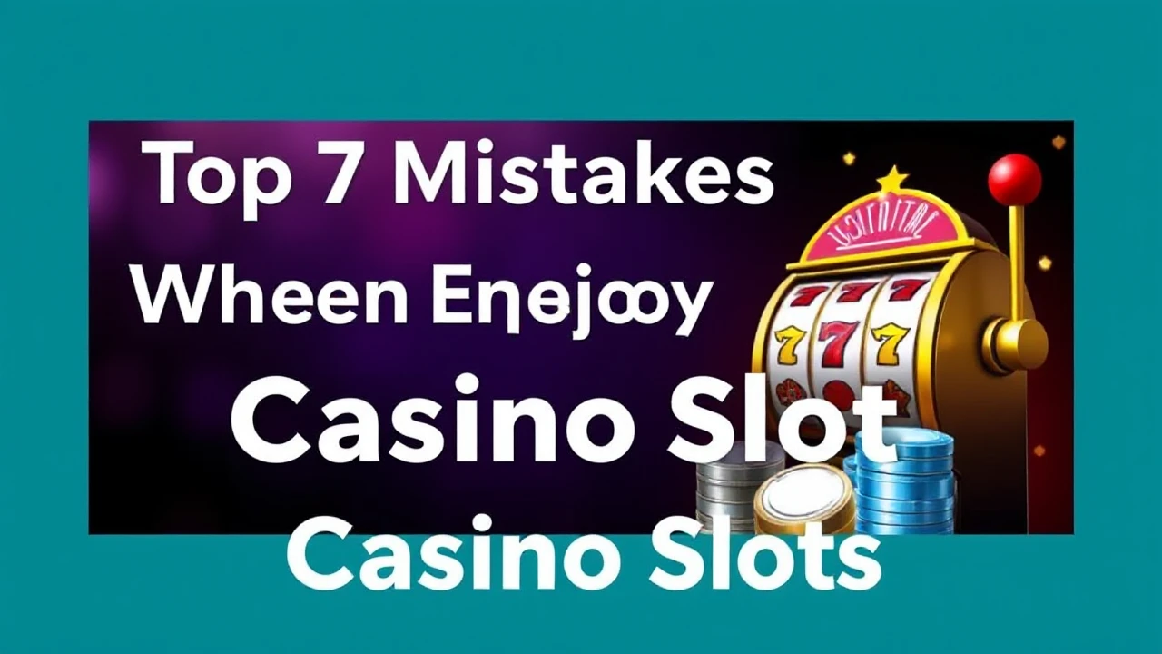 Top 7 Mistakes When Enjoying Casino Slots