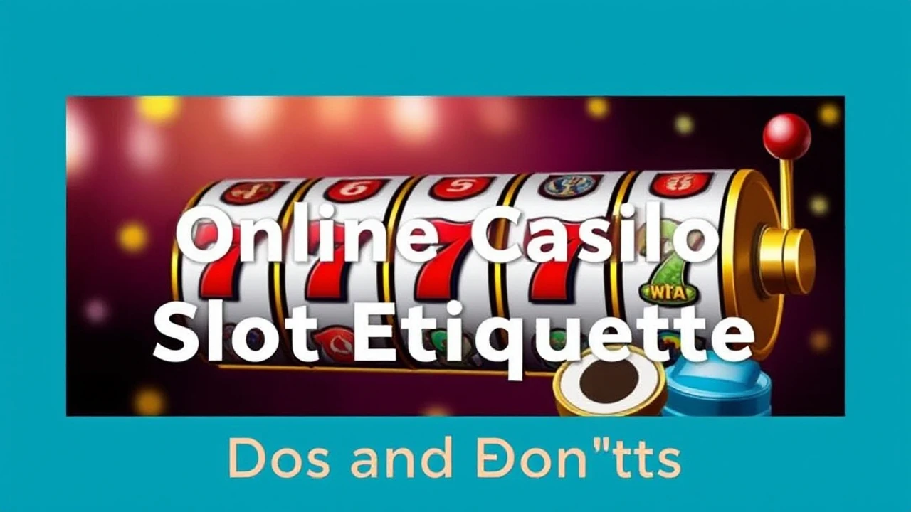 Your Definitive Compendium to Online Casino Slot Etiquette: Dos and Don'ts