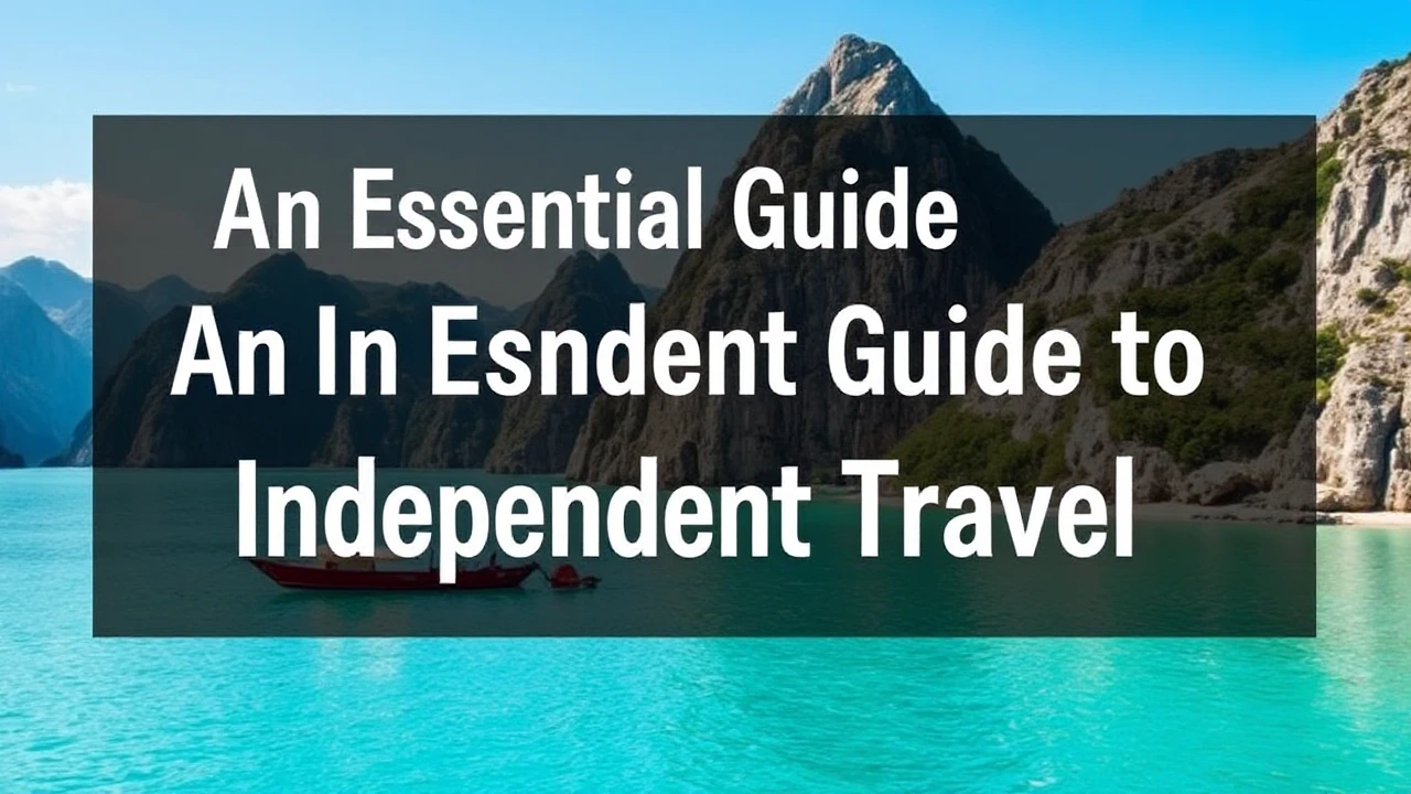 An Essential Guide to Independent Travel: Expert Tips for Venturing into the World Solo