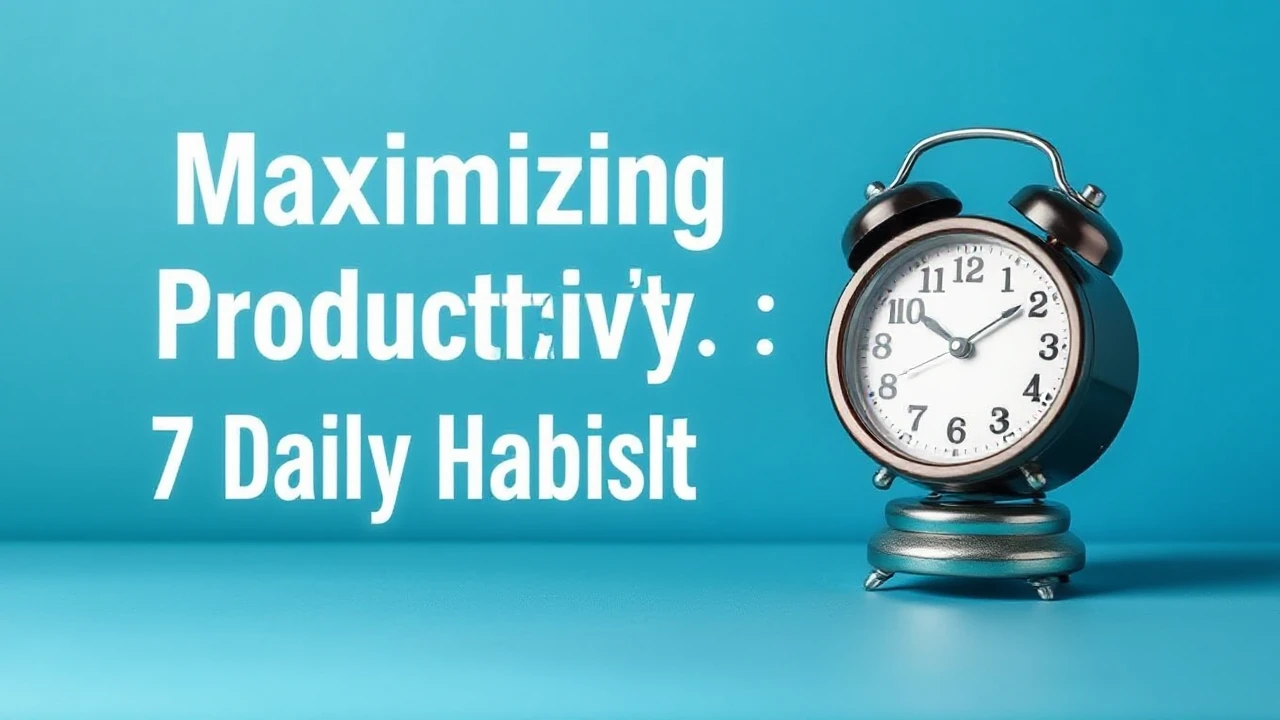 Maximizing Productivity: 7 Daily Habits of Victorious Individuals