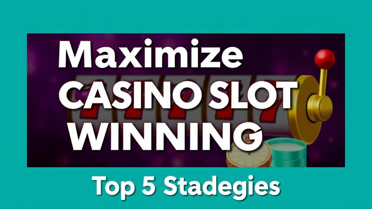 Maximize Your Casino Slot Winnings: Top 5 Strategies
