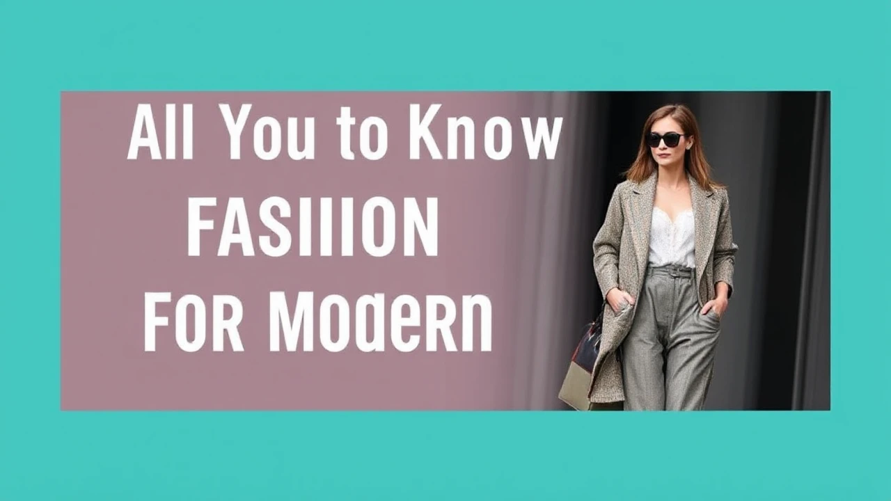 All You Need to Know to Fashion Trends for the Modern Woman
